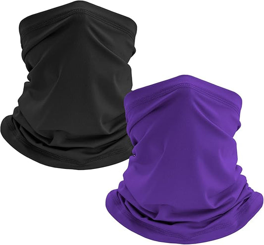 Pukavt 2 Pack 3 Hole Winter Knitted Mask, Full Face Cover Ski Mask Warm Balaclava for Skiing, Motorcycle, Snowboard