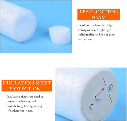 Bulk Glow Sticks - 100 PCS 18" LED Foam Sticks, 3 Modes Flashing Glow Batons for Party Favors, Wedding, Birthday, Raves, Concert, Festivals