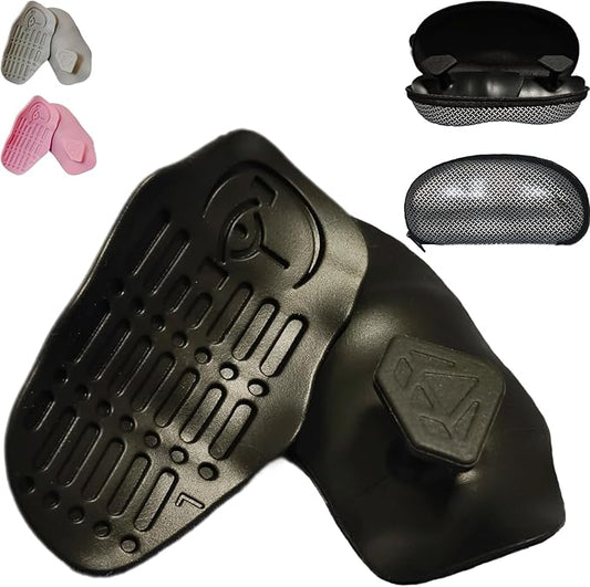 Strong Grip Rubber Workout Gloves for Gym - Non-Slip Weight Lifting Grips, Lightweight Grips for Gym Training, Seated Row and Interval Workouts, for Men and Women (Black/Grey/Pink)