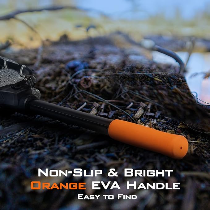 KastKing Brutus Fishing Net, Foldable Extendable Fish Landing Net, Lightweight & Portable Fishing Net with Soft EVA Foam Handle, Holds up to 44lbs/20KG, Fish-Friendly Mesh for a Safe Release