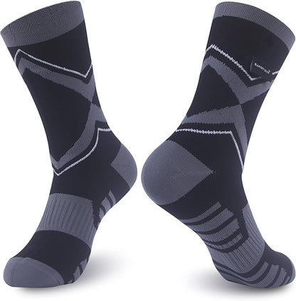 RANDY SUN Waterproof Breathable Socks, [SGS Certified] Unisex Novelty Skiing Trekking Hiking Wading Trail Socks