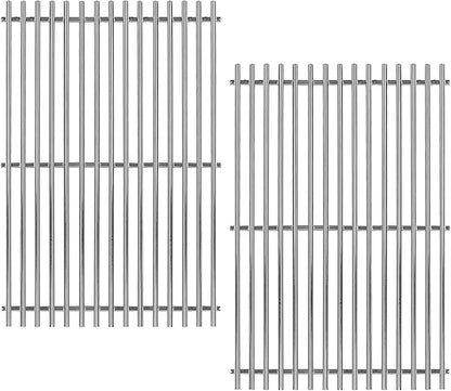 67550 Stainless Steel 2 Cooking Grids Grates Replacement Parts for Fits Weber Summit 400 Series, E-440, S-440, E-450, S-450, E-460, S-460, E-470, S-470 Gas Grill 19-1/4"