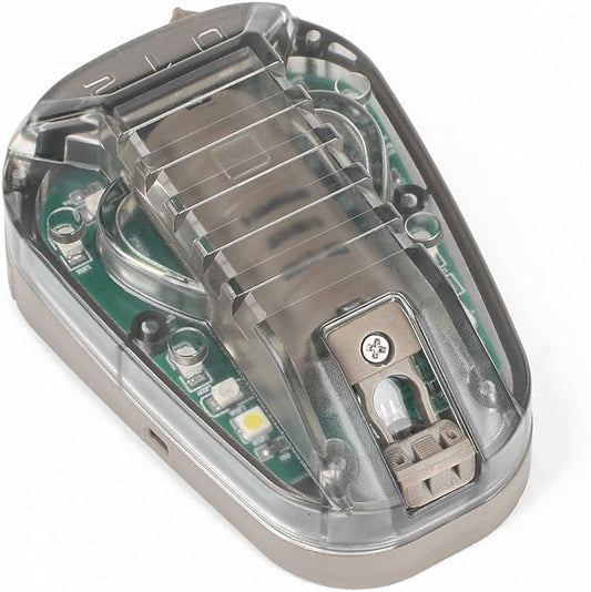 NOBUHIRO Tactical Helmet Signal Light Optional 4 Modes with Visible LED + IR Constant-on/Strobe, Waterproof Ladybird Survival Identification Lamp for Outdoor Sports