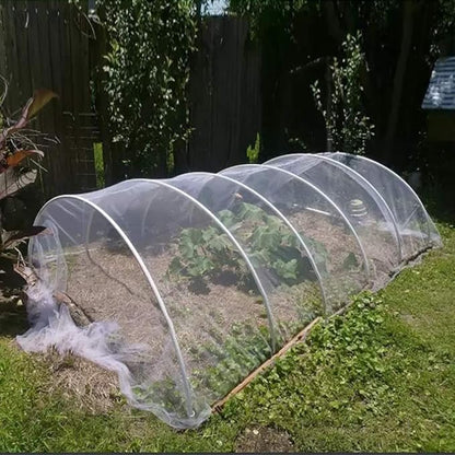 Agfabric Garden Netting 3.9'x9.8' Insect Pest Barrier Netting for Garden Protection,Plant Cover Row Cover Mesh Netting for Vegetables Fruit Trees and Plants,White