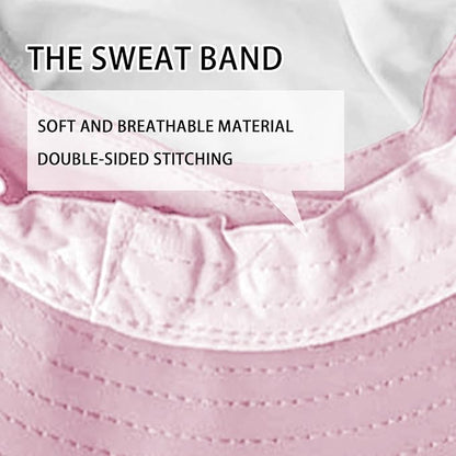 Sun Hats for Men Women Fishing Hat UPF 50+ Breathable Wide Brim Bucket Hats Summer UV Protection Safari Hat with Neck Flap