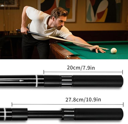 IIQ Pool Cue Stick: 3 in 1 Unique Billiard Pool Cue Pioneer Sticks with 2 Weight Increasing Screws Extension Rod, Cool Bag, Joints Protectors