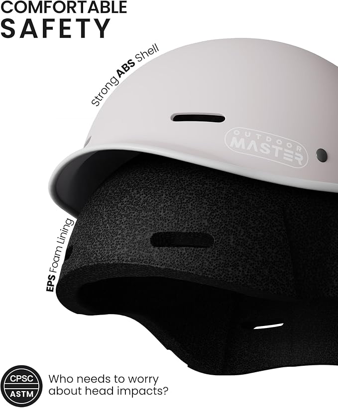 OutdoorMaster Bike Helmet for Adults,Adjustable Cycling Helmet for Men & Women - Safety Certified for Bicycle Skateboard Road Bike Skating Roller Commuting Helmet