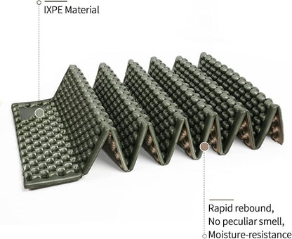 Foam Camping Pads for Hiking, Ultralight Closed Cell Mattress, Waterproof Soft Mat for Adults, Wide Picnic Yoga Mats, Folding Sleeping Pad for Outdoor Backpacking