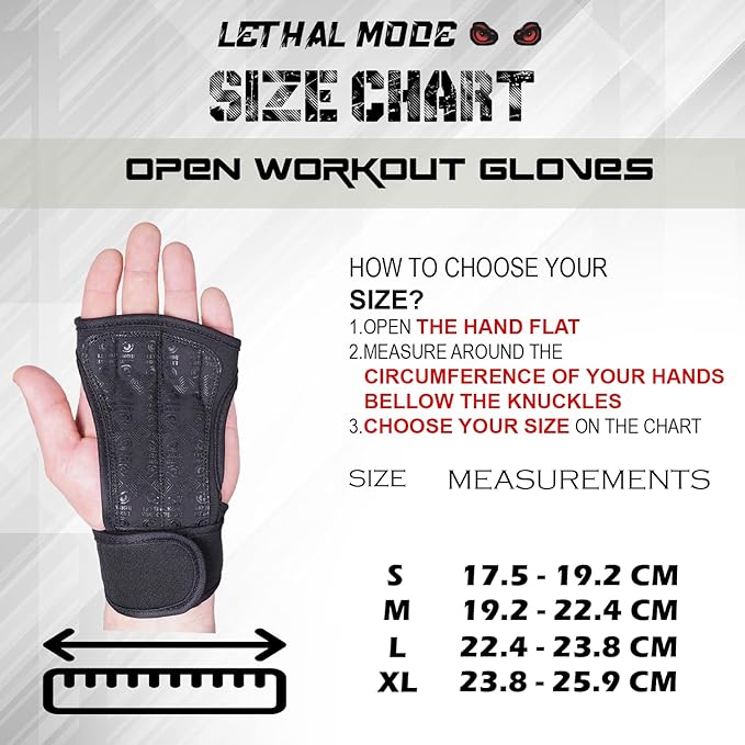 Workout Gloves for Men & Women – Fingerless Weight Lifting Gloves with Wrist Support for Gym, Crossfit, and Exercise – Durable Grip for Weightlifting, Cycling & Training