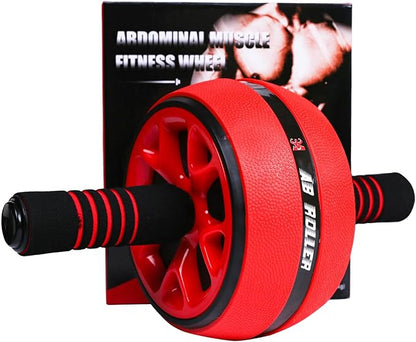 AB Wheel Roller, Exercise Abdominal Fitness Wheel, Work-out Strength-Training Roller, 12"W