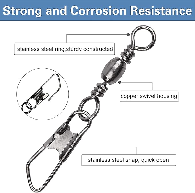 Fishing Hooks Bobbers Tackle Kit, 228pcs Freshwater Fishing Starter Kit Included Octopus Circle Hooks, Baitholder Hooks, Wide Gap Hooks, Bobbers, Sinker Weights for Bass Trout Panfish Catfish