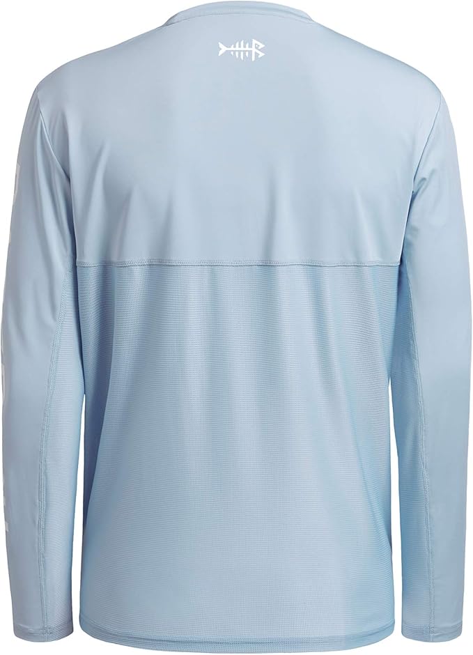 BASSDASH Fishing T Shirts for Men UV Sun Protection UPF 50+ Long Sleeve Tee T-Shirt