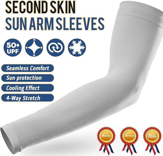 GOUNOD Arm Sleeves for Men Women,Compression Sleeves to Cover Arms for Men Working,Sun Sleeves for Men UV Protection