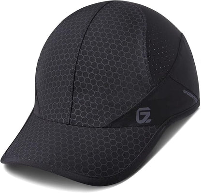 GADIEMKENSD Stretch Running Hat with Soft Brim, Quick Dry, Unstructured, Unisex-Adult