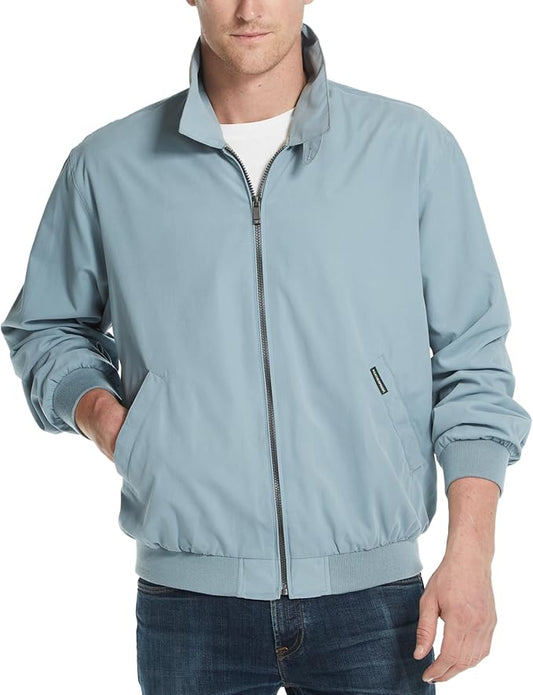 Weatherproof Men's Golf Jacket - Lightweight Windbreaker, Water-Resistant Microfiber Shell, Perfect for Golf & Casual Wear