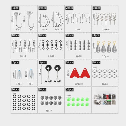 Fishing Pole Combo Set,2.1m/6.89ft 145pcs Fishing Accessories Kit Collapsible Rods Spinning Reel High Speed Reels Fishing line ministoream