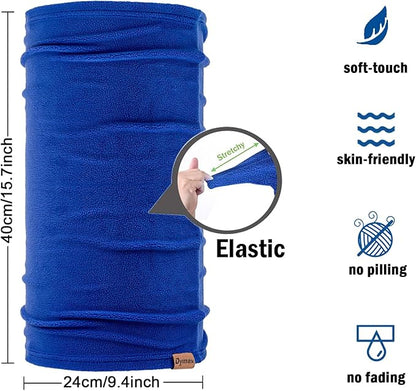 Neck Warmer Winter Neck Gaiter Face Mask Balaclavas for Women Men, Soft Fleece Face Cover Mask for Skiing Motorcycle-2 Pack