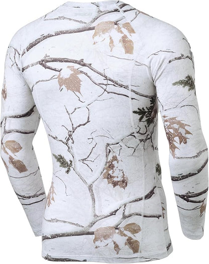 TSLA Men's Thermal Long Sleeve Compression Shirts, Athletic Base Layer Top, Winter Gear Running T-Shirt