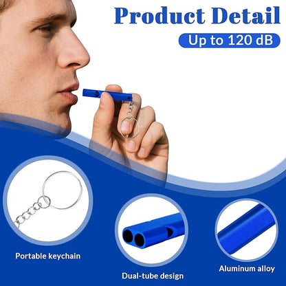 Custom Whistle with Text/Logo 1-100 Bulk Personalized Emergency Survival Safety Whistle with Keychain Gifts for Outdoor Sports Camping Hiking Referees Coaches