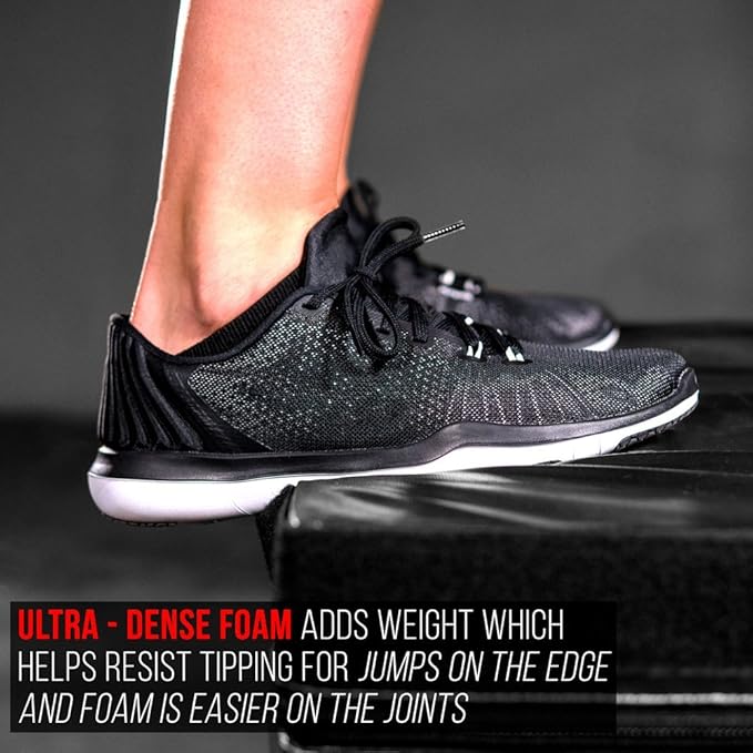 REP Fitness Stackable Soft Foam Plyo Box Set, Adjustable Plyometric Jump Box for Home Gym Workouts, Plyometric Jumping Platform for Exercise, Step Training, HIIT & CrossFit