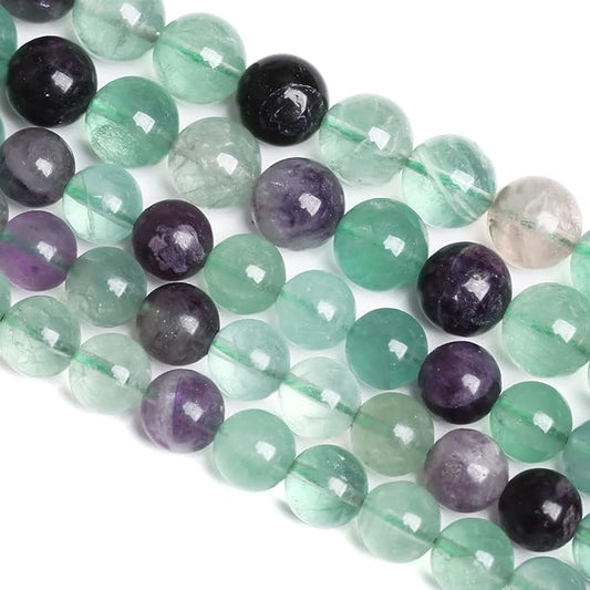 6MM 60PCS Natural Stone Green Fluorite Gemstone Beads for Jewelry Making DIY Bracelet 1 Strand