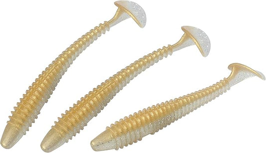 RUNCL Swimbaits Paddle 10/20/30/40PCS, 5/4/3/2 Inchs Paddle Tail, Soft Lure for Trout Crappie Bass, Durable Plastic Bait Swimmer for Saltwater/Freshwater, Fishing Lover's Gift