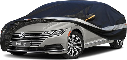 Sedan Car Cover Custom Fit Volkswagen/VW Arteon (2017-2025), 100% Waterproof Breathable Outdoor Car Covers, Sun Rain Dust Snow Protection.
