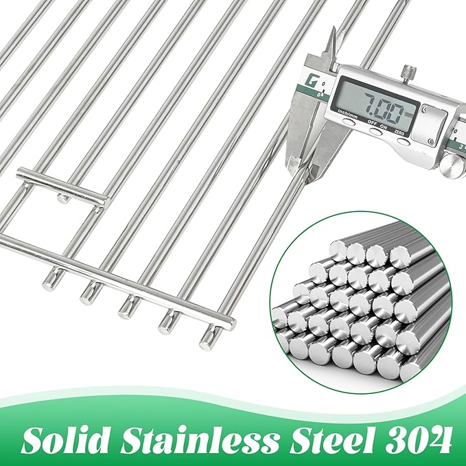 Cooking Grates for Pit Boss 1000 Series Grill Grid Wood Pellet Smoker Austin XL Parts Rancher Sportsman 1100 Replacement 32422 PB1000XL-036-R00 Stainless Steel 304 PB1000 BBQ Pitboss Accessory