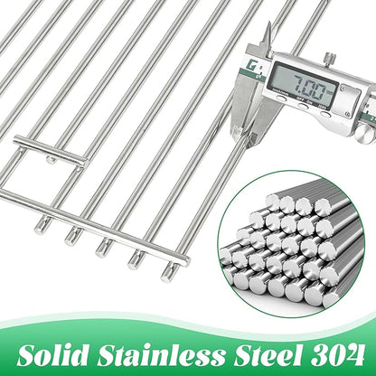 Cooking Grates for Pit Boss 1000 Series Grill Grid Wood Pellet Smoker Austin XL Parts Rancher Sportsman 1100 Replacement 32422 PB1000XL-036-R00 Stainless Steel 304 PB1000 BBQ Pitboss Accessory