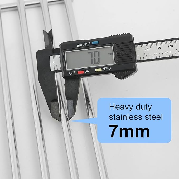 J&HYBBQ 4Pcs Stainless Steel Grill Grate 19 1/4 x 7.5 Inch, 7mm Rod BBQ Grill Grate Compatible with Bull Angus, Brahma, Outlaw, Steer Premium, Lonestar Select, 7 Burner Premium, Lion Premium