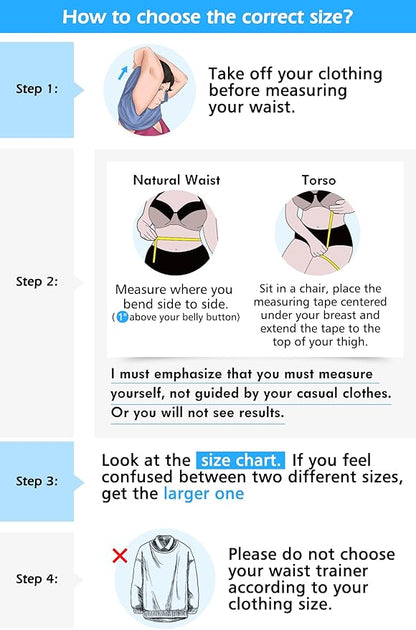 Short Torso Waist Trainer for Women Lower Belly Fat, Workout Fajas Colombianas Waist Cincher Corset