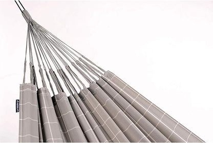 LA SIESTA - Large Double Brisa Classic Hammock & CasaMount - Suspension Kit for Walls & Beams - Weather Resistant Portable Hammock - 2-Person - Almond