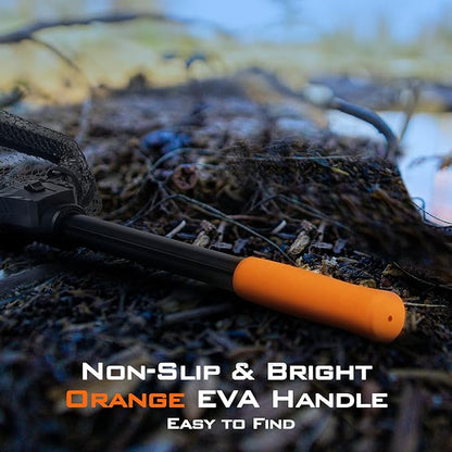 KastKing Brutus Fishing Net, Foldable Extendable Fish Landing Net, Lightweight & Portable Fishing Net with Soft EVA Foam Handle, Holds up to 44lbs/20KG, Fish-Friendly Mesh for a Safe Release