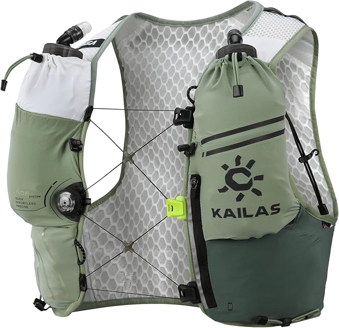 KAILAS FUGA AIR 8 Ⅳ Running Hydration Vest Hydration Pack Lightweight with Two TPU Water Bladders for Women Men Trail Cycling Hiking