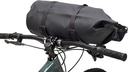 AEROE Spider Handlebar Cradle Bike Bag Carrier, Front Bike Rack Fits all Mountain, Gravel, Road and Electric Bikes, Easy to Install and Use, Carry any type of Front Roll Dry Bag, Bag, Tent up to 11lbs