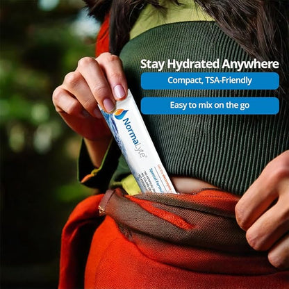 NormaLyte Oral Rehydration Salts and Capsules-Helps Dietary Management of POTS Syndrome Symptoms- Combo of 2