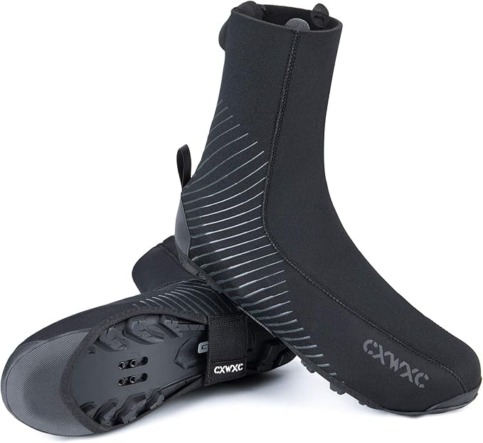 Cycling Shoe Covers Cold Weather for Men Women - Waterproof Shoe Covers Winter Outdoor Sports - Rain Cycling Overshoes, Road/Mountain Bike Booties