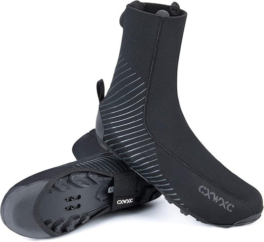 Cycling Shoe Covers Cold Weather for Men Women - Waterproof Shoe Covers Winter Outdoor Sports - Rain Cycling Overshoes, Road/Mountain Bike Booties