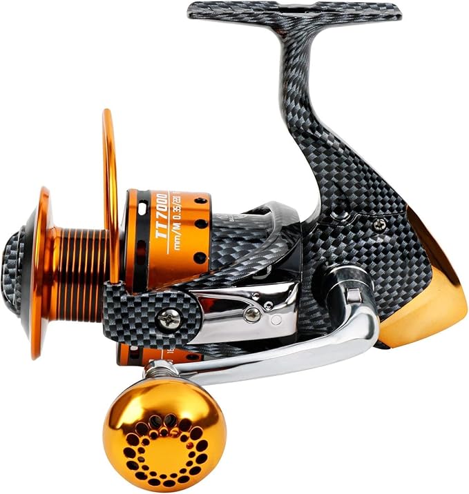 Fishing Reels- 12+1 BB, Light and Smooth Spinning Reels, Powerful Carbon Fiber Drag, Saltwater and Freshwater Fishing