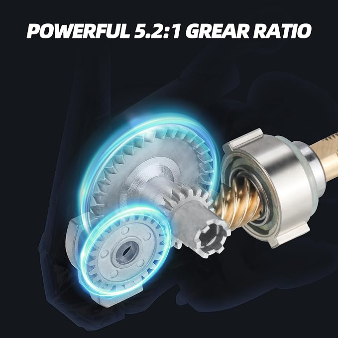 RUNCL Merced II Spinning Reel – 5.2:1 Gear Ratio, Max Drag 22.05 LB, Lightweight, Interchangeable Left/Right Hand, Ideal for Freshwater & Saltwater, Available in 2000, 3000, 4000, 5000 Models