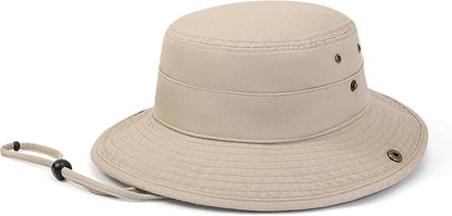 Foraker Bucket Sun Hats with Wide Brim for Men Women, UPF 50+ Boonie Hat Foldable UV Protection Hiking Beach Fishing Safari