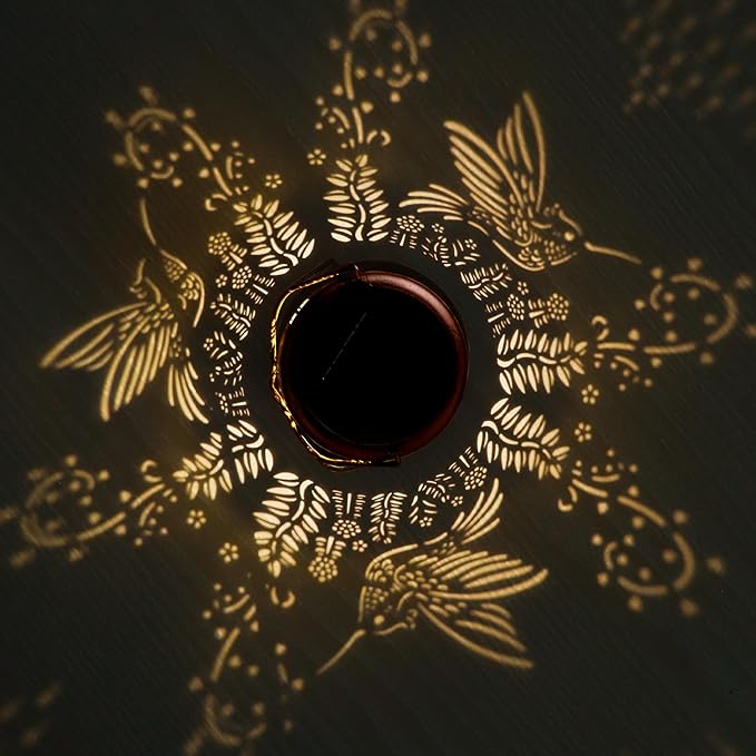 Hummingbird Solar Lantern - Hummingbird Solar Lights for Outside, Patio, Backyard, and Porch - Waterproof Hanging Lantern for Outside - Perfect Gifts for Women