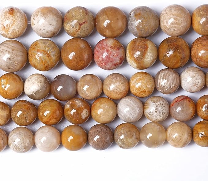 12MM 32PCS Natural Stone Coral Jade Chrysanthemum Beads for Jewelry Making DIY Bracelet