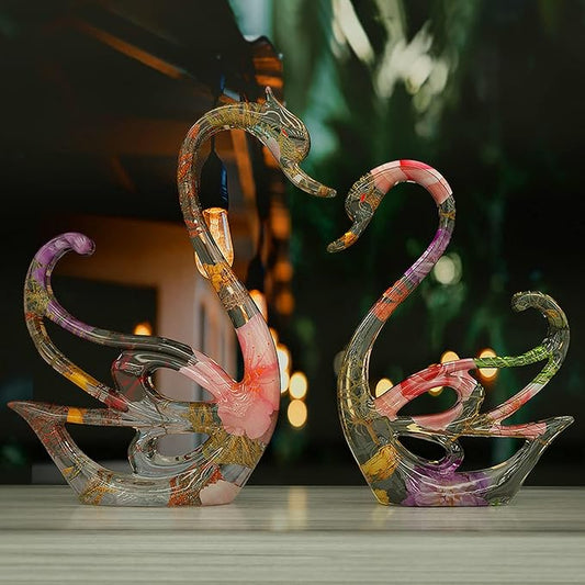 Large Swan Resin Molds,Couple Swan Silicone Epoxy Moulds,3D Animal Ornament Resina Casting Mold for DIY Resin Crafts,Cabinets Decor,Home Office Decoration,Wedding,Valentine