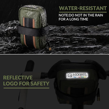 ROCKBROS Bike Saddle Bag -Lightweight and Portable Under Seat Bag for Mountain Road Bikes