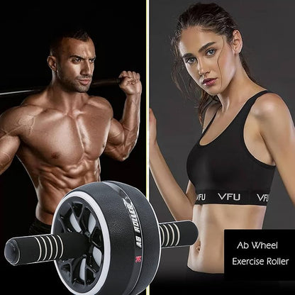 AB Wheel Roller, Exercise Abdominal Fitness Wheel, Work-out Strength-Training Roller, 12"W