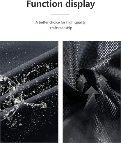 Outdoor Men's Waterproof Raincoat Windbreaker Lightweight Rain Jacket with Detachable Hood
