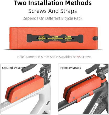 Rhinowalk Bike Frame Bag Waterproof Bicycle Top Tube Bag Cycling Tools Storage Bag for MTB Road Bike Accessory