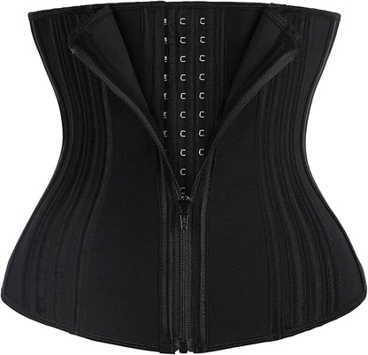 Short Torso Waist Trainer for Women Lower Belly Fat, Workout Fajas Colombianas Waist Cincher Corset