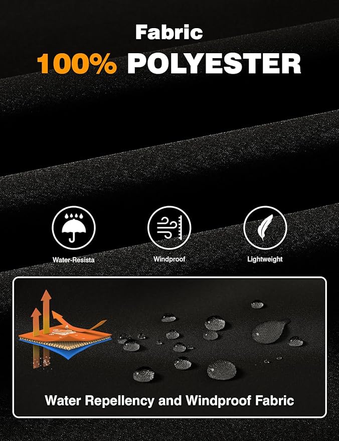 TBMPOY Men's Lightweight Bomber Jackets Light Windbreaker Casual Stylish Fall Golf Zip Up Dress Business Varsity